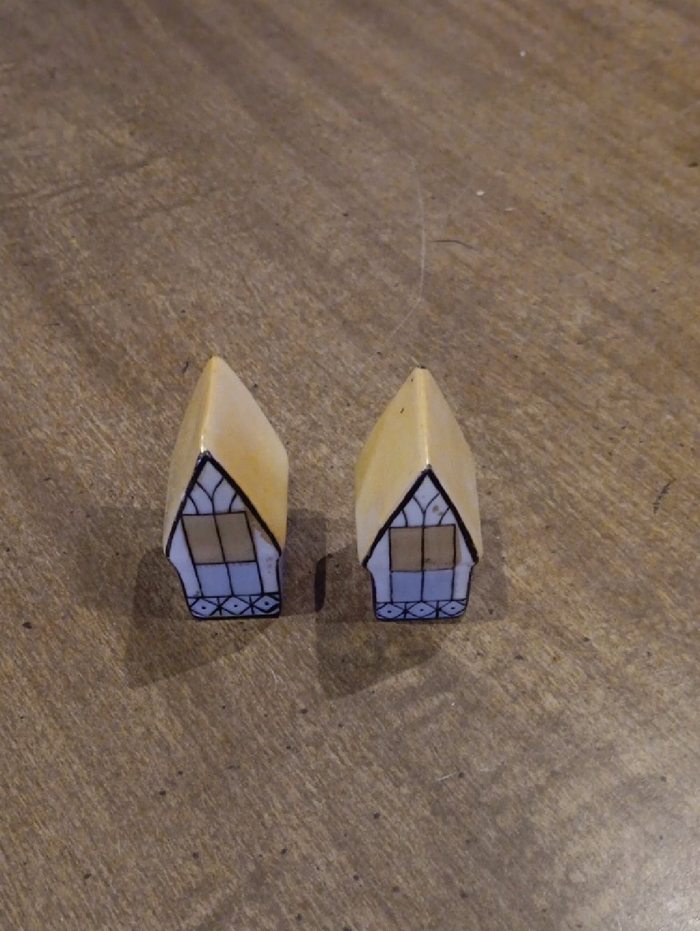 Ceramic House-Shaped Salt and Pepper Shakers